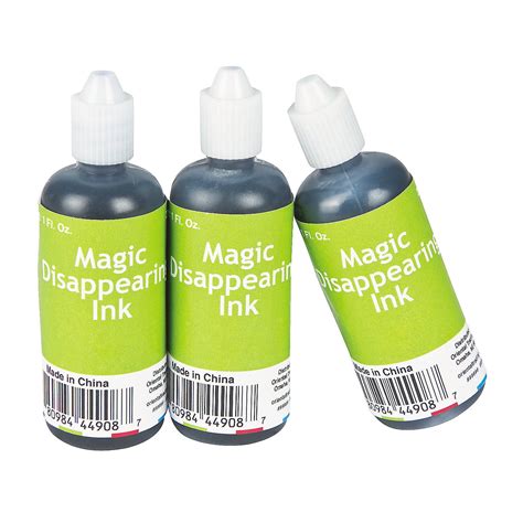 Magic Disappearing Ink: An Essential Tool for Secret Agents